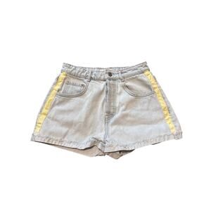 Zara High Rise Denim Shorts Size 25